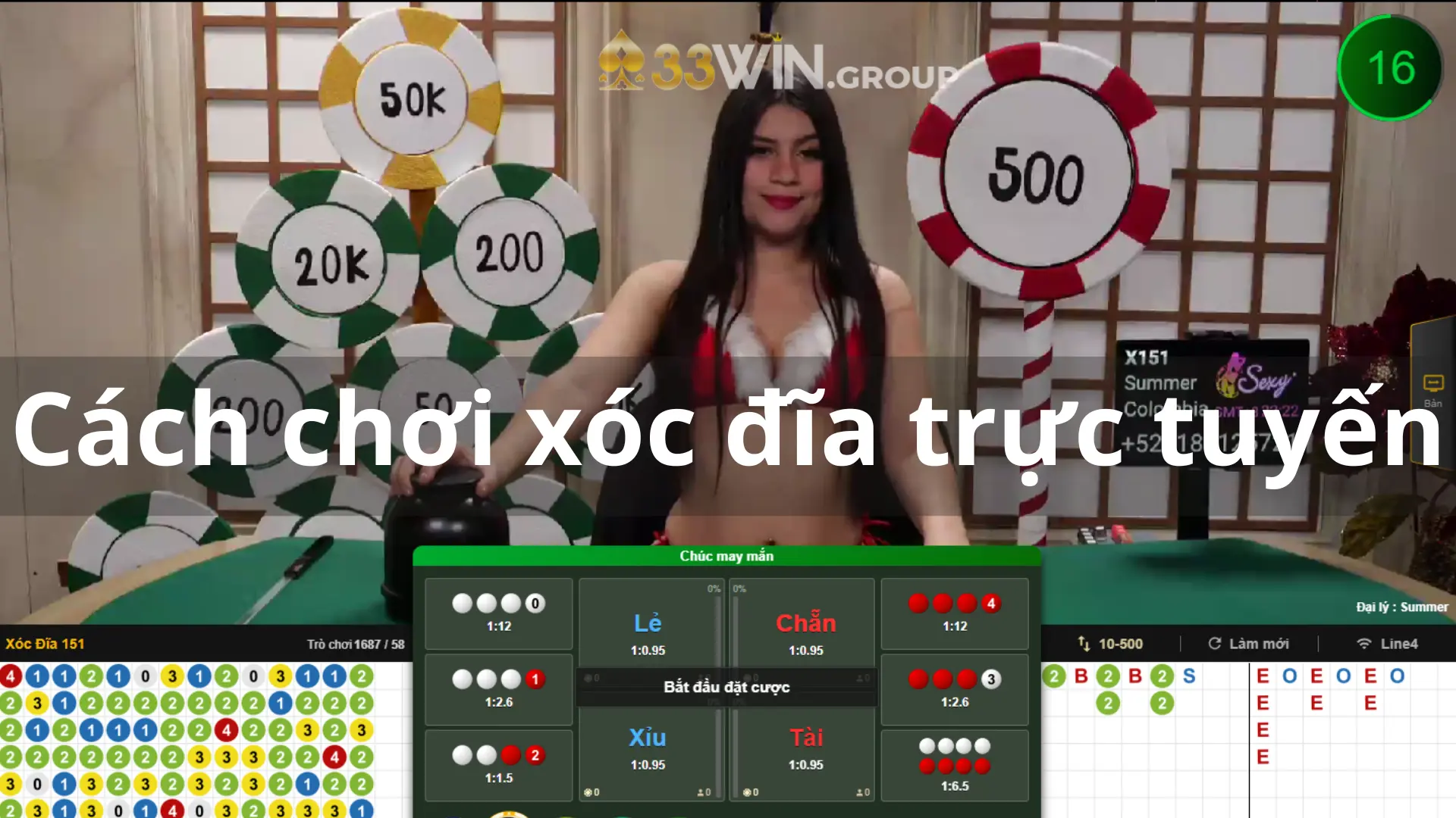 Cách chơi xóc đĩa online trực tuyến