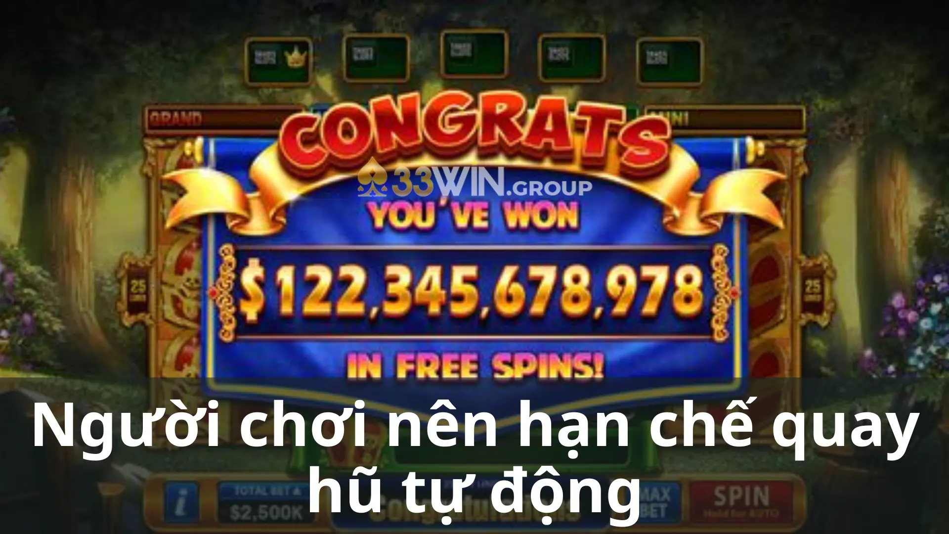 Người chơi nên hạn chế quay hũ tự động